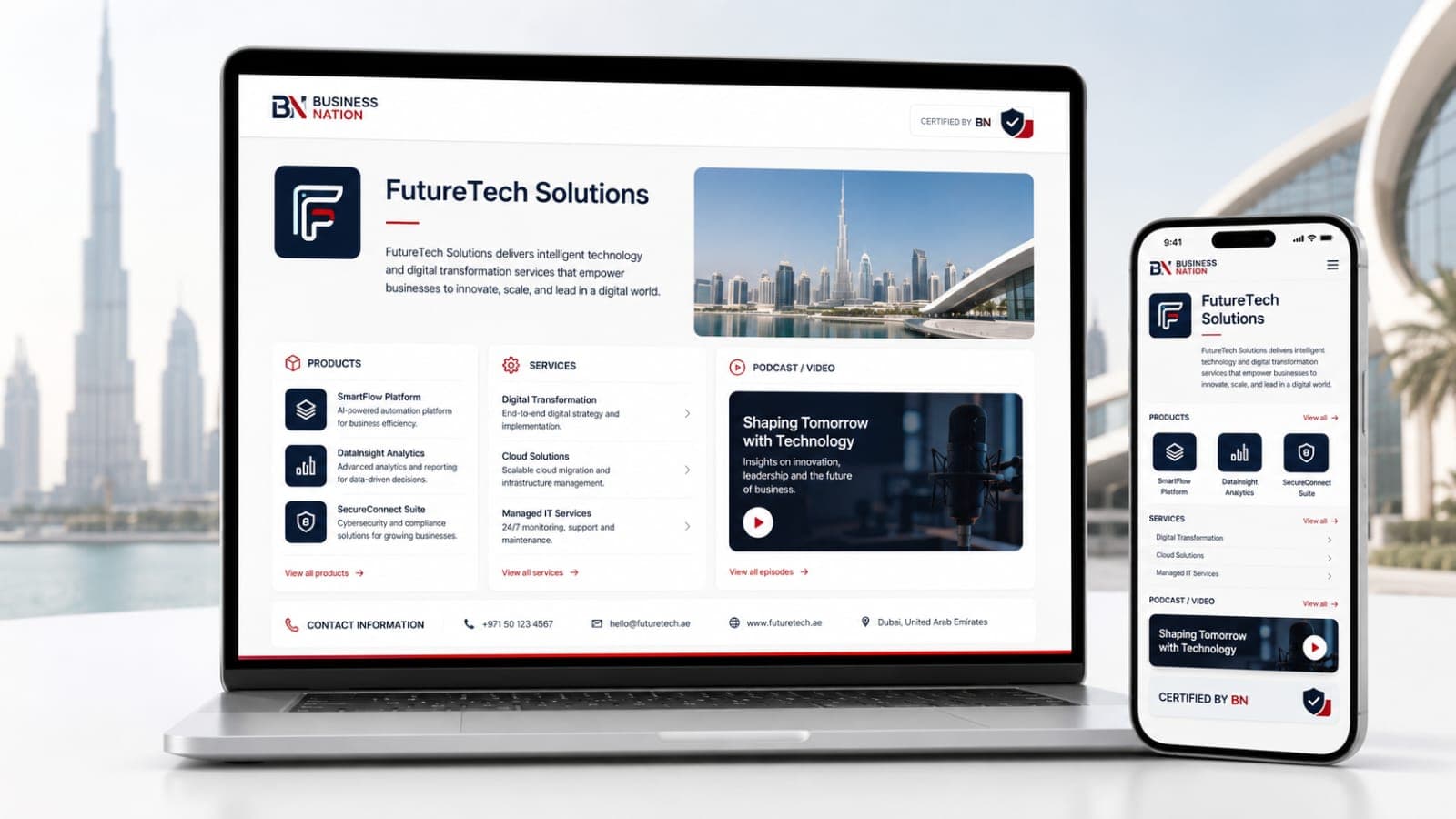 Your Digital Presence Inside Business Nation
